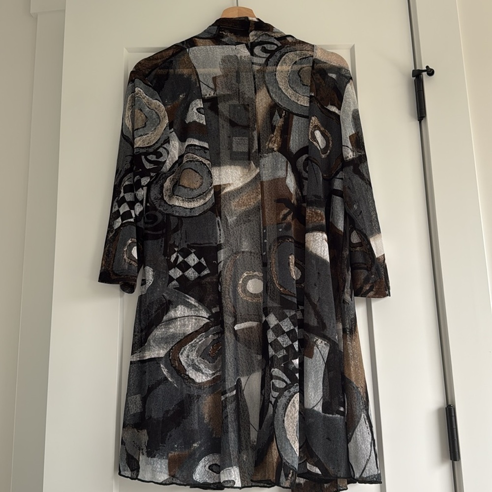 🥰Whispers Open Cardigan “ Art to wear” size L - Picture 2 of 8